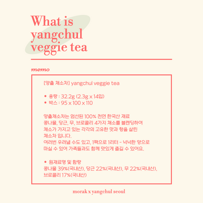 몸에좋은 습관 양출채소차